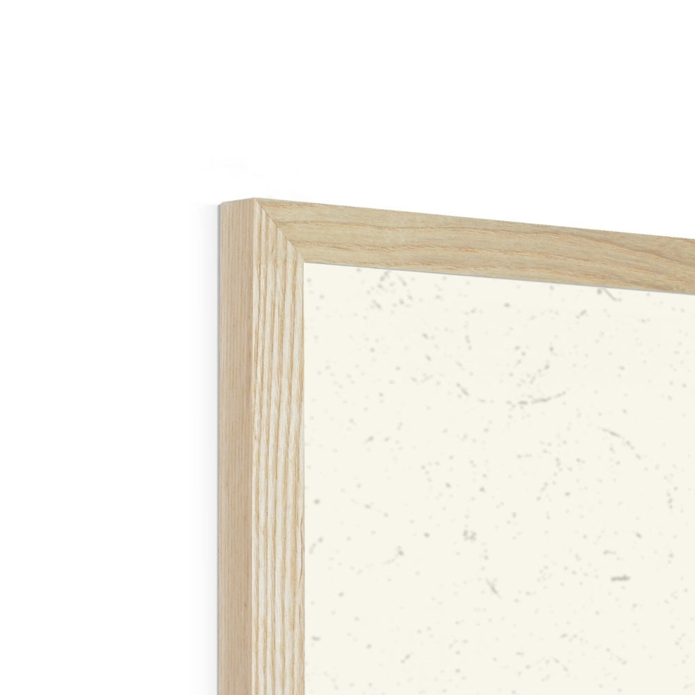 HOME - Geometric Typography Print