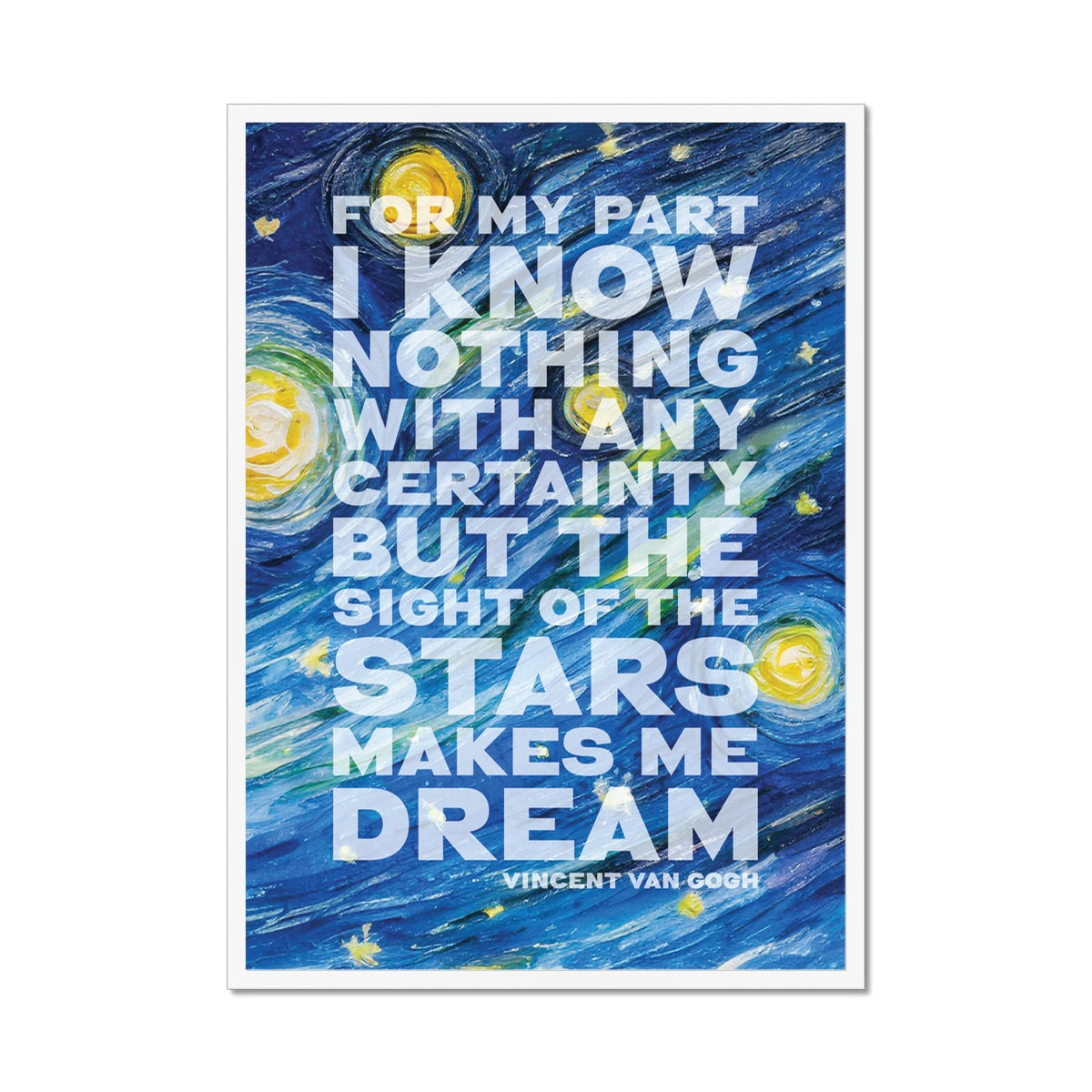 Van Gogh Quote Print