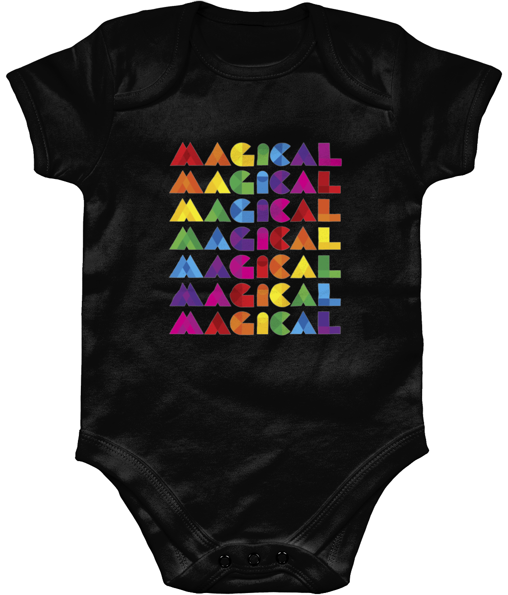 MAGICAL Short Sleeve Baby Bodysuit