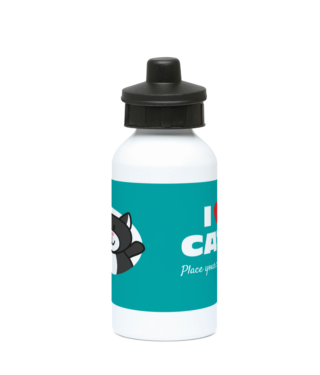 400ml Water Bottle CAT LOVE