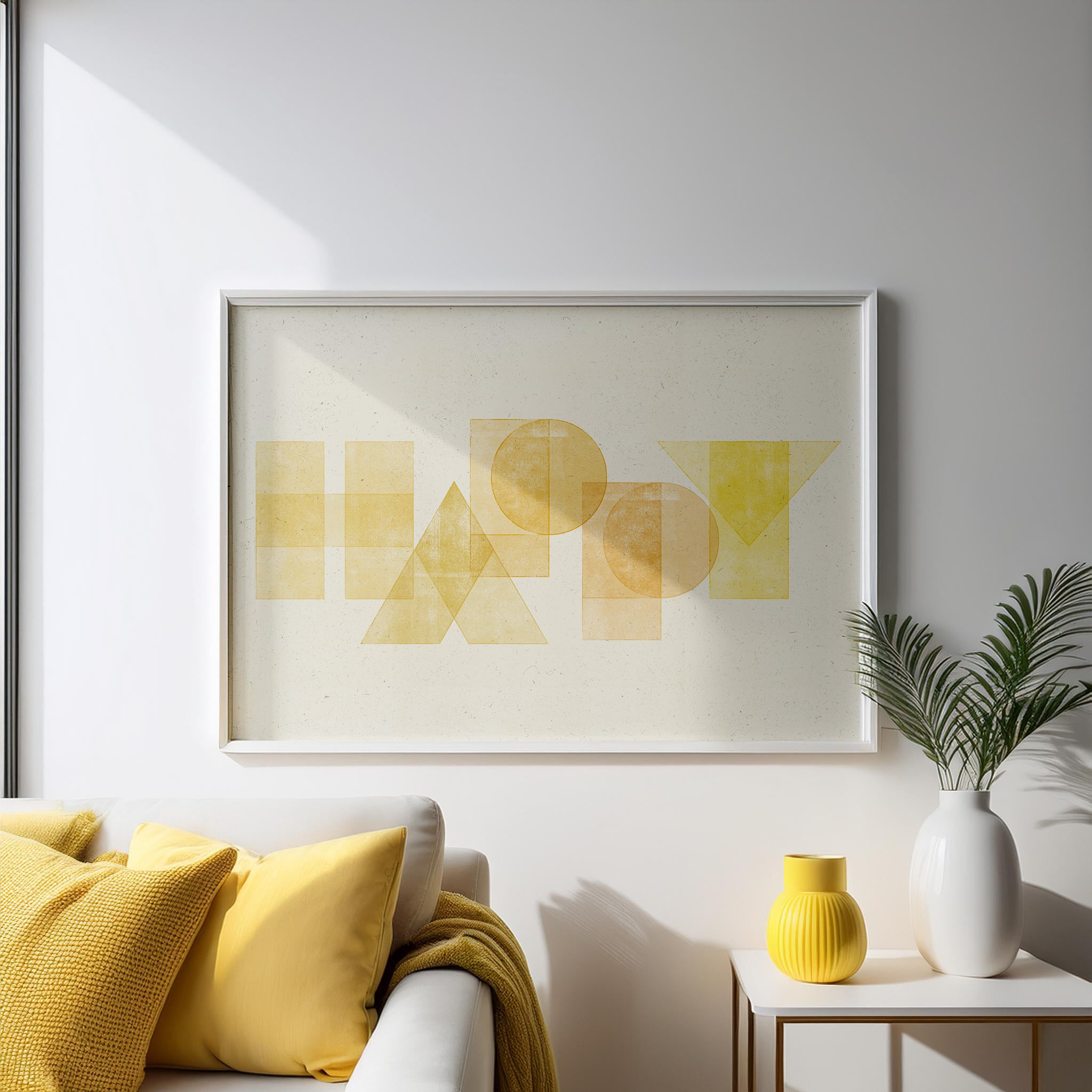 Geometric Typography – Fatchair Print