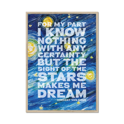Van Gogh Quote Print