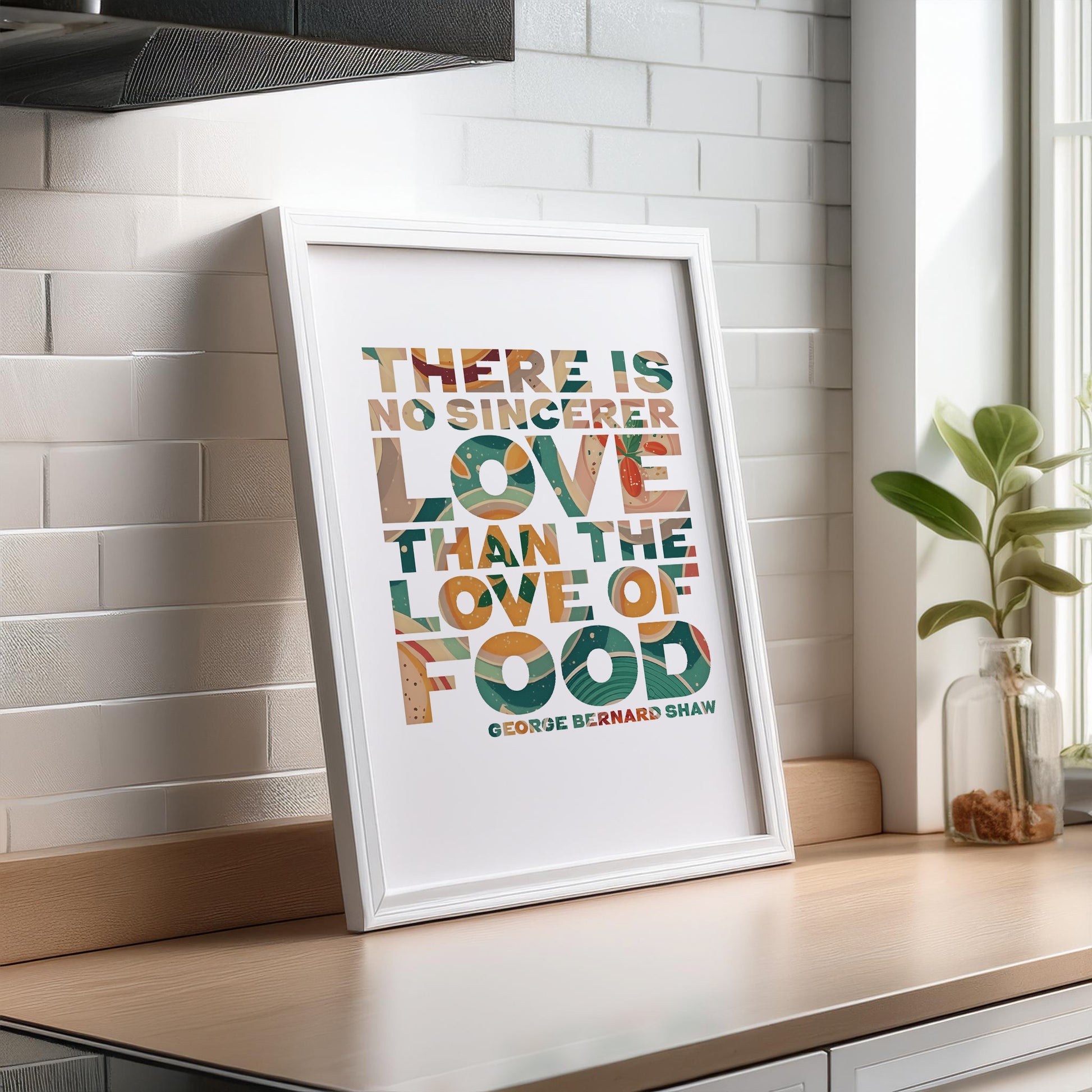 Food Quote Print