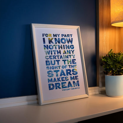 Van Gogh Quote Print