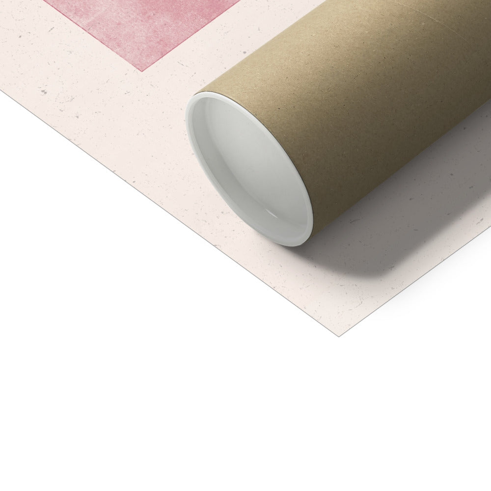 BRAVE - Geometric Typography Print