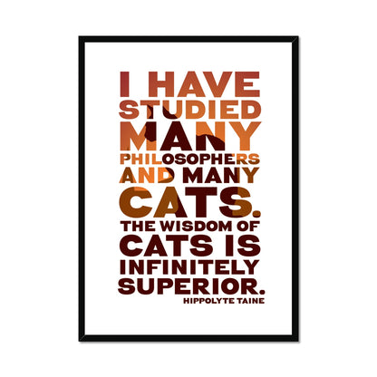 Funny Cat Quote Print