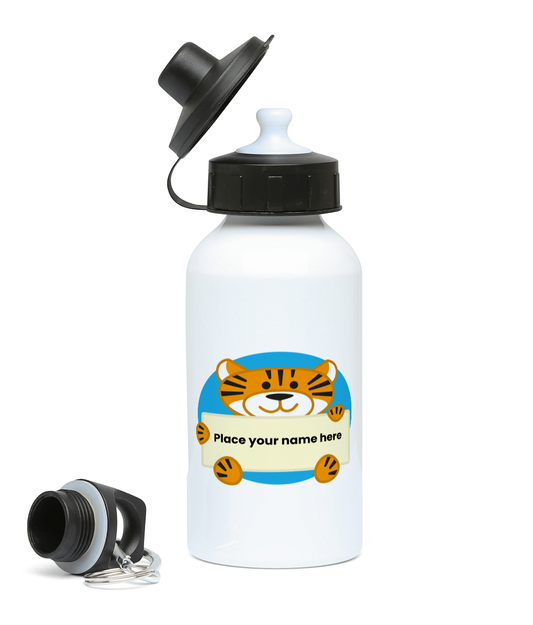Personalised Tiger water bottle