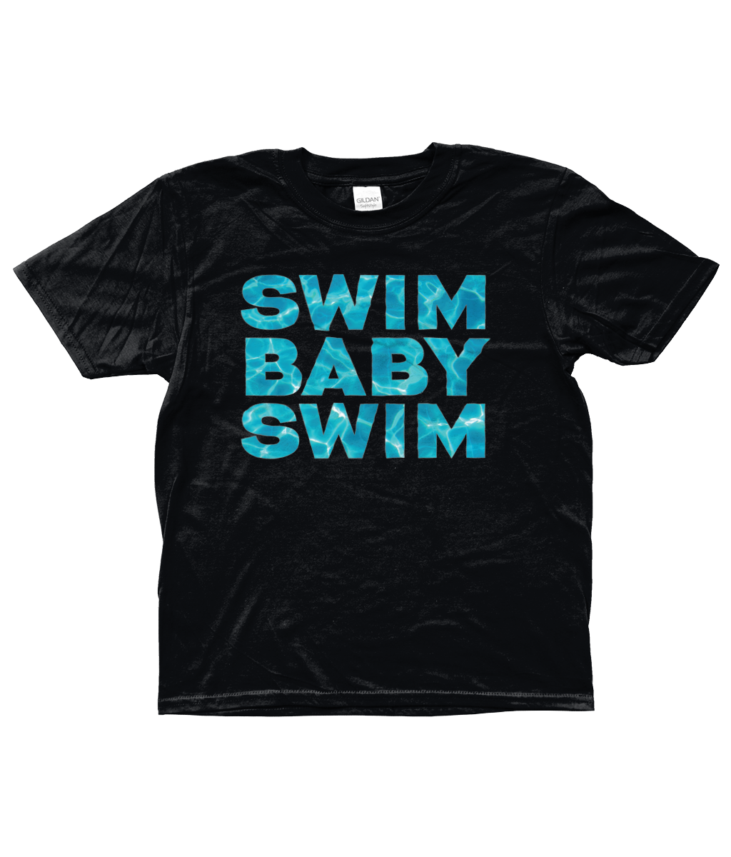 Gildan Kids SoftStyle® Ringspun T-Shirt SWIM BABY SWIM Ages 3-14