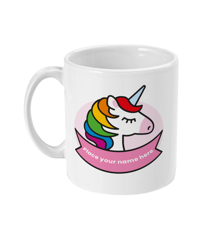 Personalised 11oz Unicorn Mug