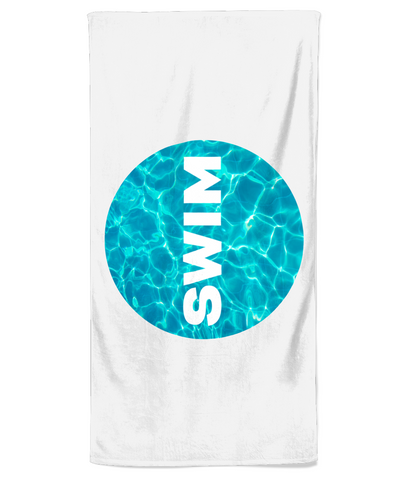 Beach Towel SWIM - reversed