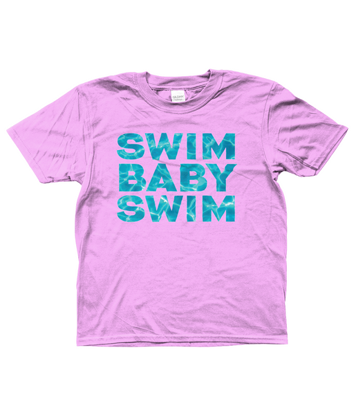 Gildan Kids SoftStyle® Ringspun T-Shirt SWIM BABY SWIM Ages 3-14