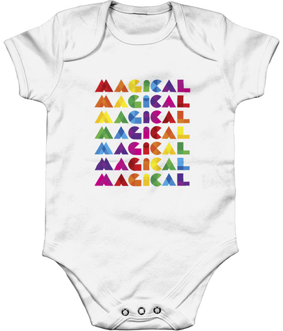 MAGICAL Short Sleeve Baby Bodysuit