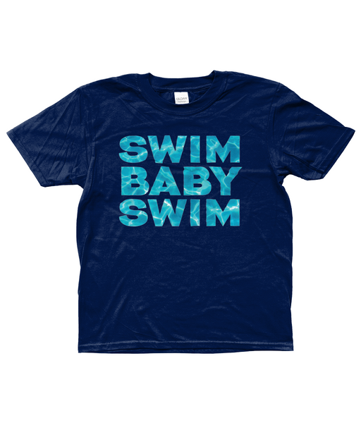 Gildan Kids SoftStyle® Ringspun T-Shirt SWIM BABY SWIM Ages 3-14