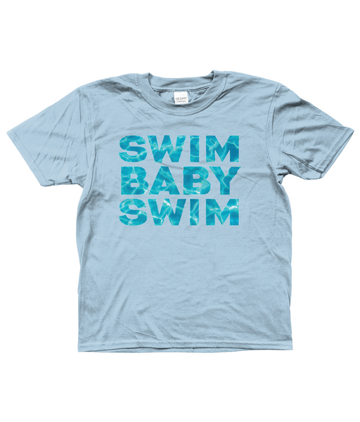 Gildan Kids SoftStyle® Ringspun T-Shirt SWIM BABY SWIM Ages 3-14