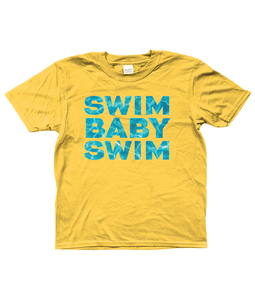 Gildan Kids SoftStyle® Ringspun T-Shirt SWIM BABY SWIM Ages 3-14