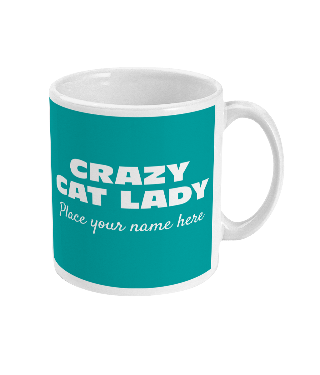 11oz Mug CAT mug Personalised Crazy Cat Lady
