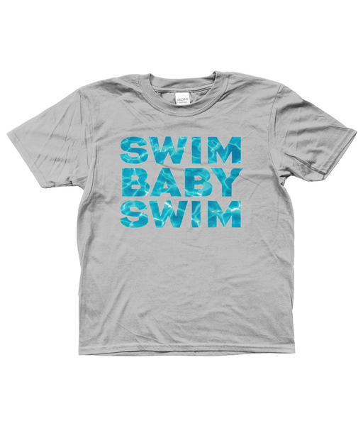 Gildan Kids SoftStyle® Ringspun T-Shirt SWIM BABY SWIM Ages 3-14