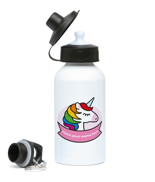 Personalised Unicorn Water Bottle