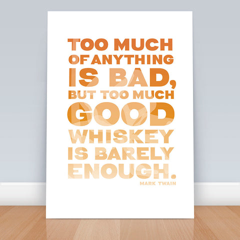 6x4 mini print Whiskey Quote Print, Whiskey Poster, Whiskey Art, Whiskey Decor, Whiskey Wall Art, Typographic Print, Decor, Art, Quote